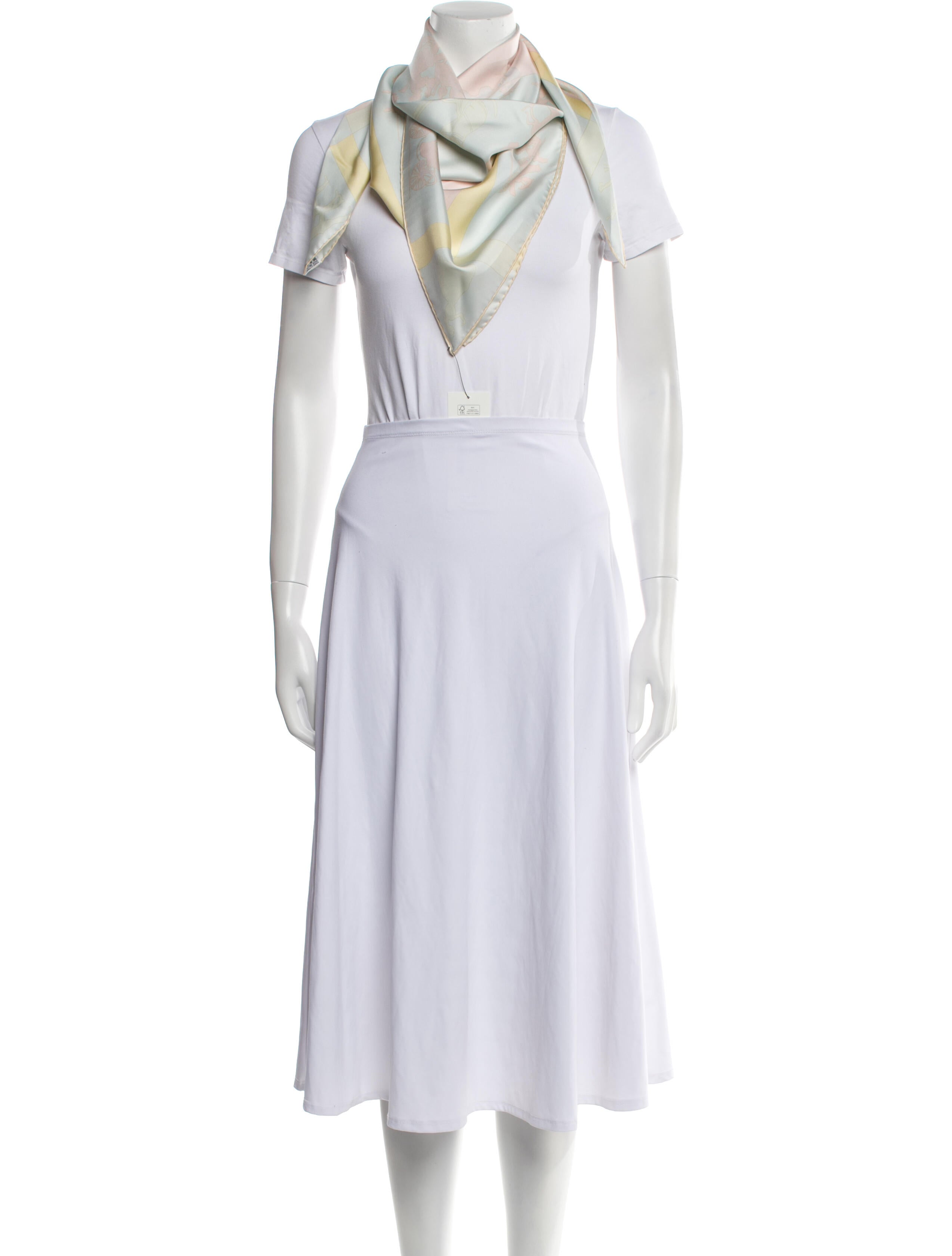 Hermès Jeux D'Ombres Silk Scarf